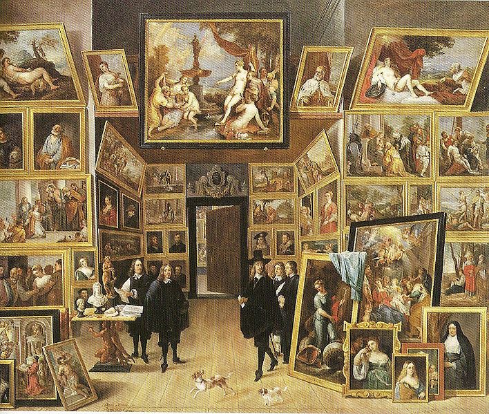 Die Galerie des Erzherzogs Leopold Wilhelm in Brussel
